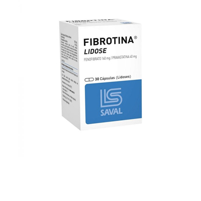 Fibrotina Lidose 160 / 40 mg x 30 cápsulas