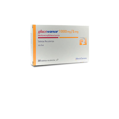 Glucovance 1000 / 5 mg x 30 comprimidos recubiertos
