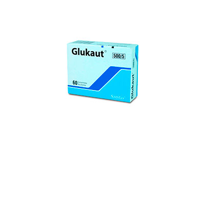 Glukaut 500 / 5 mg x 60 comprimidos recubiertos