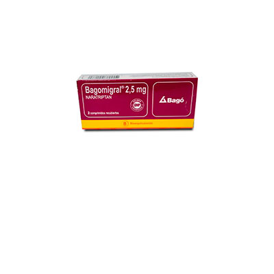 Bagomigral 2,5 mg x 2 comprimidos recubiertos