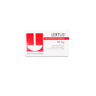 Lertus 50 mg x 10 comprimidos
