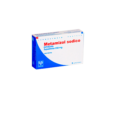 Metamizol 250 mg x 5 supositorios