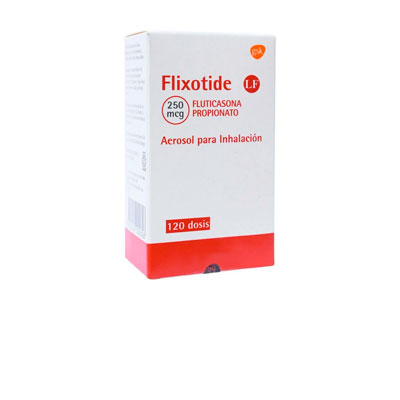 Flixotide LF aerosol inhalación 250 mcg x 120 dosis