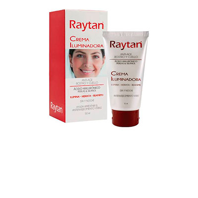Raytan crema iluminadora anti age rostro y cuello ácido hialurónico perlas y silanol x 60 ml