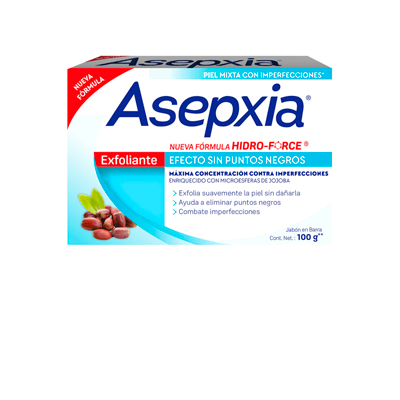 Asepxia jabón exfoliante x 100 g