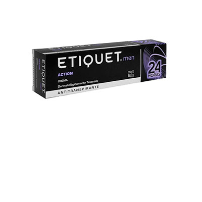 Etiquet men action crema desodorante x 60 g