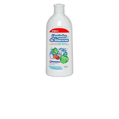 Pigeon limpiador de biberones 100  % ingredientes de grado comestible x 450 ml