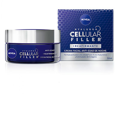 Nivea crema facial antiarrugas cellular filler noche x 50 ml