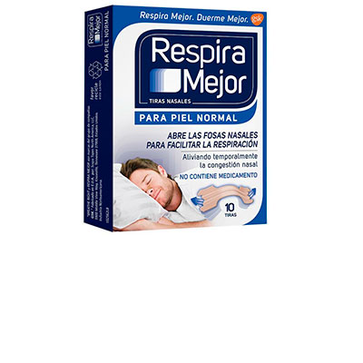 Respira mejor piel normal s / med x 10 unidades