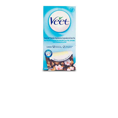 Veet bandas depilatorias piel sensible x 12 unidades