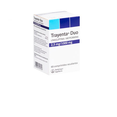Trayenta duo 2,5 / 1000 mg x 30 comprimidos