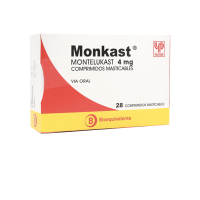 Monkast 4 mg x 28 comprimidos