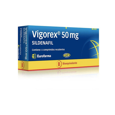 Vigorex 50 mg x 6 comprimidos recubiertos