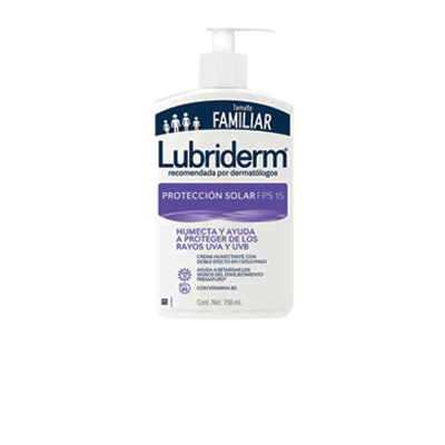 Lubriderm loción UV 15 x 750 ml