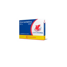 [64] Atorvastatina 20 mg x 30 comprimidos recubiertos