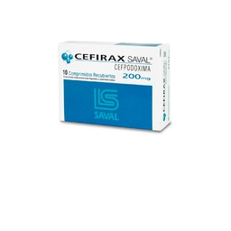 [123] Cefirax 200 mg x 10 comprimidos recubiertos
