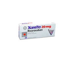 [763] Xarelto 20 mg x 28 comprimidos recubiertos