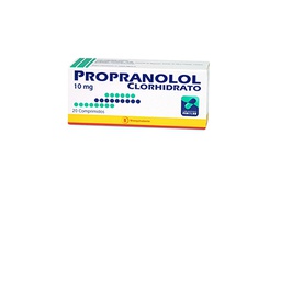 [776] Propranolol 10 mg x 20 comprimidos