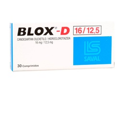 [10874] Blox D 16 / 12,5 mg x 30 comprimidos