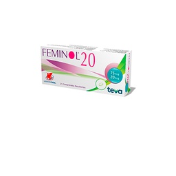 [12619] Feminol 20 x 21 comprimidos
