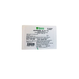 [13709] Ketoprofeno 100 mg / 2 ml x 5 ampollas