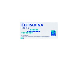 [19098] Cefradina 500 mg x 8 cápsulas 