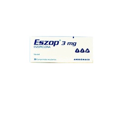 [19251] Eszop Eszopiclona 3 mg x 30 comprimidos recubiertos