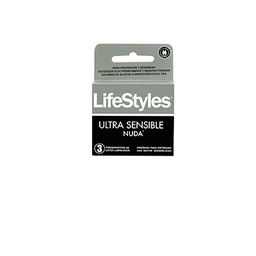 [19990] Lifestyles preservativos nuda ultra sensible x 3 unidades