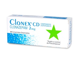 [20332] Clonex CD 2 mg x 30 comprimidos dispersables