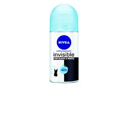 [21032] Nivea desodorante roll on invisible black & white pure x 50 ml