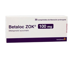 [21448] Betaloc Zok 100 mg x 30 comprimidos liberación prolongada