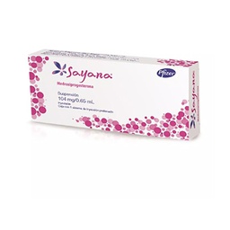 [21500] Sayana Medroxiprogesterona solución inyectable 104 mg /  0,65 ml
