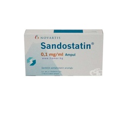 [22200] Sandostatin solución inyectable 0,1 mg / ml x 5 ampollas