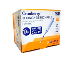 [22330] Cranberry jeringa 10 cc x 100 unidades