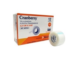 [22333] Cranberry tela adhesiva plástica 2,5 cm x 9 m x 1 unidad