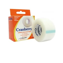 [22338] Cranberry tela adhesiva papel micro 2,5 cm x 9 m x 1 unidad