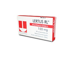 [427] Lertus RL 150 mg x 20 comprimidos liberación prolongada