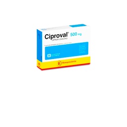 [865] Ciproval 500 mg x 10 comprimidos recubiertos