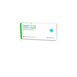 [6024] Concor 10 mg x 14 comprimidos recubiertos