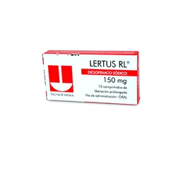 [6068] Lertus RL 150 mg x 10 comprimidos liberación prolongada