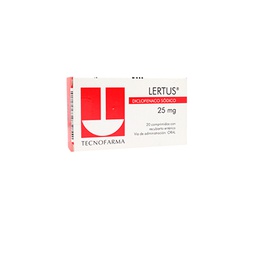 [13928] Lertus 25 mg x 20 comprimidos