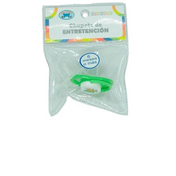 [20652] Chupete entretenimiento silicona +6 meses x 1 unidad