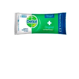 [20727] Dettol jabón en barra flowpack original 80 g x 3 unidades