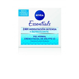 [21046] Nivea crema facial hidratante día FPS 15 piel normal x 50 ml