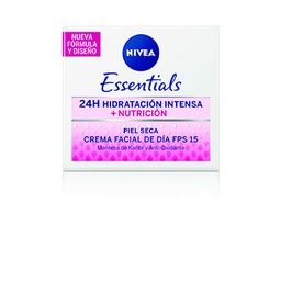 [21047] Nivea crema facial hidratante día FPS 15 piel seca x 50 ml