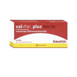[21984] Valvitae Plus 160 / 25 mg x 28 comprimidos