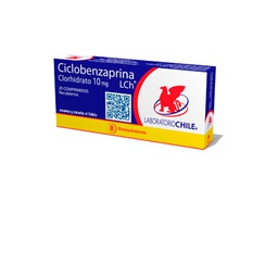 [24152] Ciclobenzaprina Clorhidrato 10 mg x 20 comprimidos recubiertos